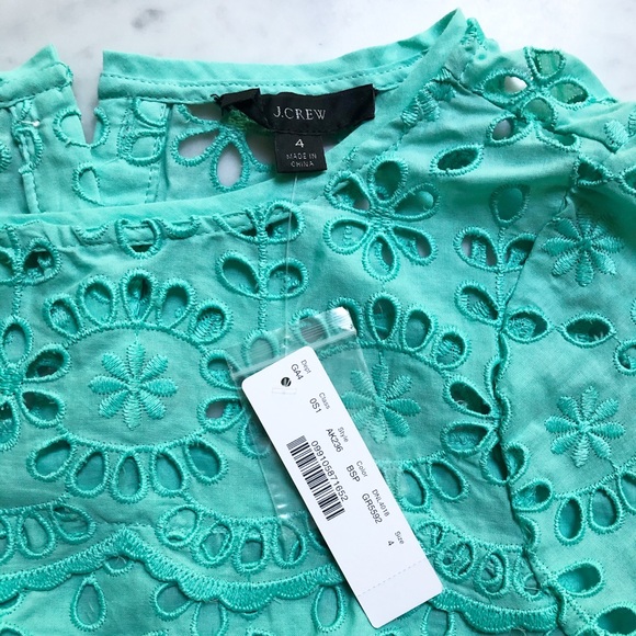 JCrew Bell Sleeve Dress in Embroidered Eyelet - Picture 5 of 5